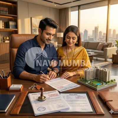 Couple calculating home loan and tax savings for joint property purchase