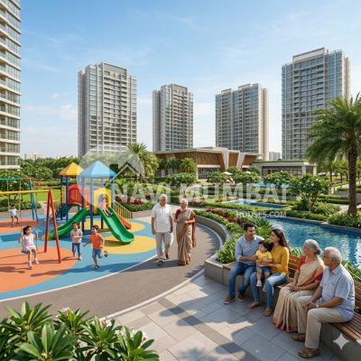 Family-friendly gated community lifestyle in Navi Mumbai