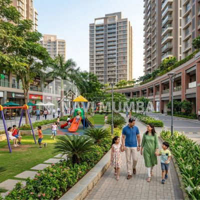 Family-friendly residential areas in Seawoods and Nerul