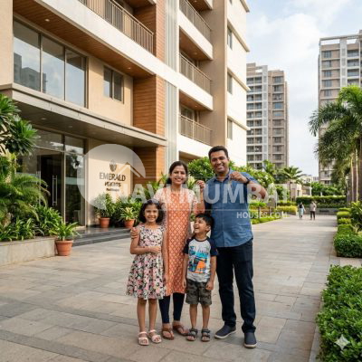 First-time buyer receiving possession of a Navi Mumbai apartment after choosing the right EMI plan