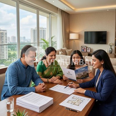 First-time buyer reviewing Sale Agreement in Maharashtra before purchasing a Navi Mumbai home