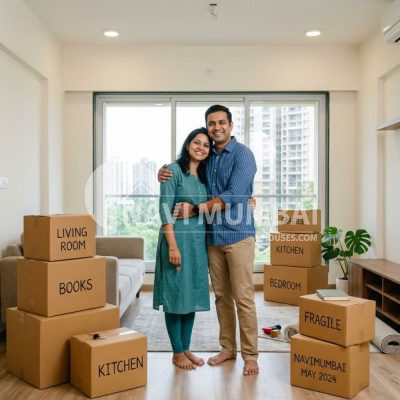 House Shifting in Navi Mumbai completed successfully in a new rental home