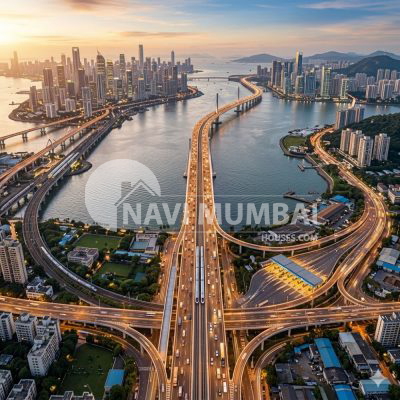 Infrastructure and connectivity between Navi Mumbai and Mumbai