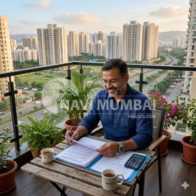 Investor evaluating Kharghar resale property opportunities in 2026