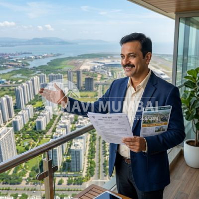 Investor exploring Dronagiri Property Investment 2026 opportunities