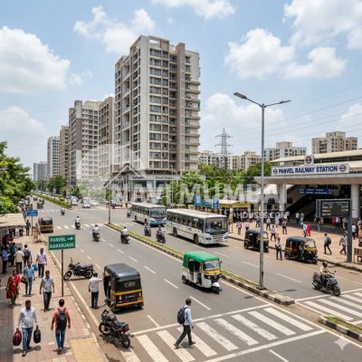 Karanjade connectivity near Panvel Railway Station and airport growth corridor
