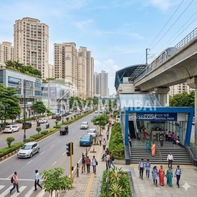 Kharghar property prices and infrastructure growth in Navi Mumbai 2026