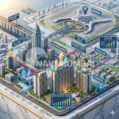 Location advantages of Arihant Superstructures projects in Navi Mumbai