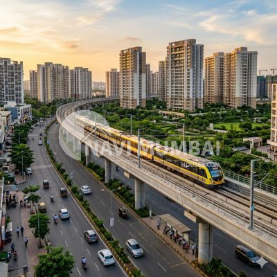 Navi Mumbai Metro improving connectivity and real estate growth in Taloja