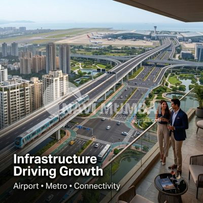 Navi Mumbai infrastructure growth and property appreciation