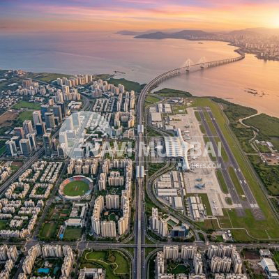 Navi Mumbai infrastructure growth including MTHL, metro connectivity, and airport development driving property demand in 2026