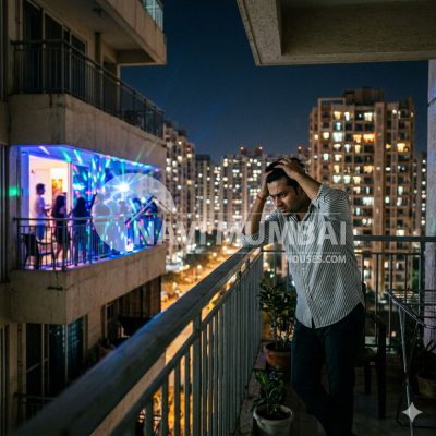 Noisy neighbours in Navi Mumbai society disturbing apartment residents