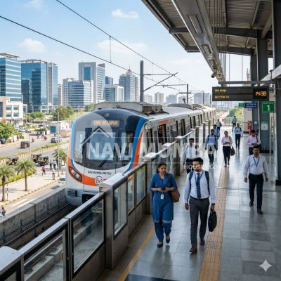 Office commute in Navi Mumbai