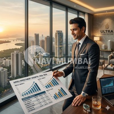 Real estate investor evaluating Airoli property investment opportunities in 2026