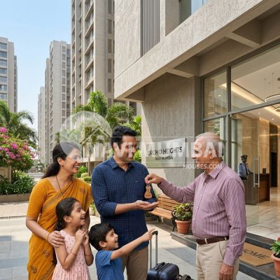 Tenant moving into rented home after completing Maharashtra rent agreement