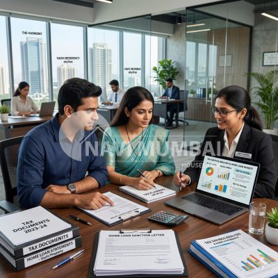 Working couple understanding tax benefits available on a joint home loan.