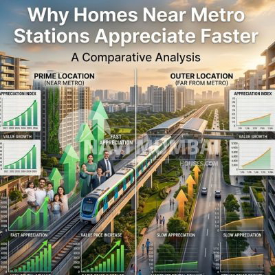 Navi Mumbai Metro Properties near upcoming metro stations