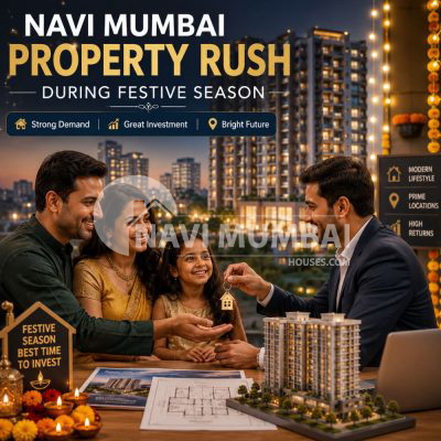 Navi Mumbai Property Rush during festive season with home buyers exploring investment opportunities