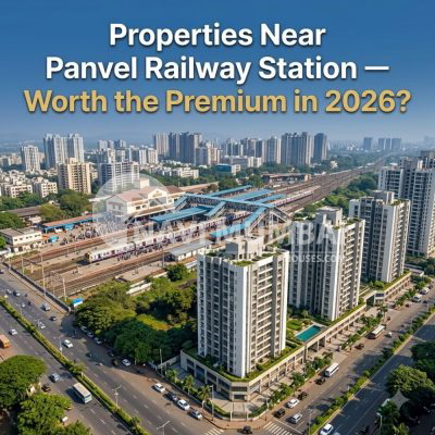 Properties near Panvel Railway Station with modern residential apartments in Navi Mumbai