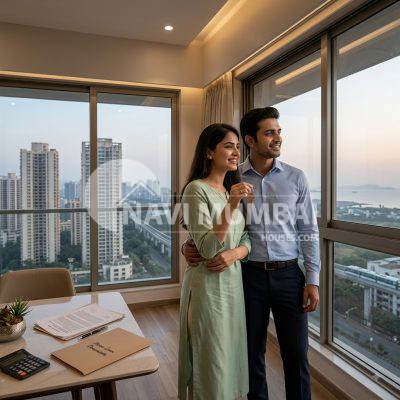 First-time buyer choosing the right home loan for Navi Mumbai