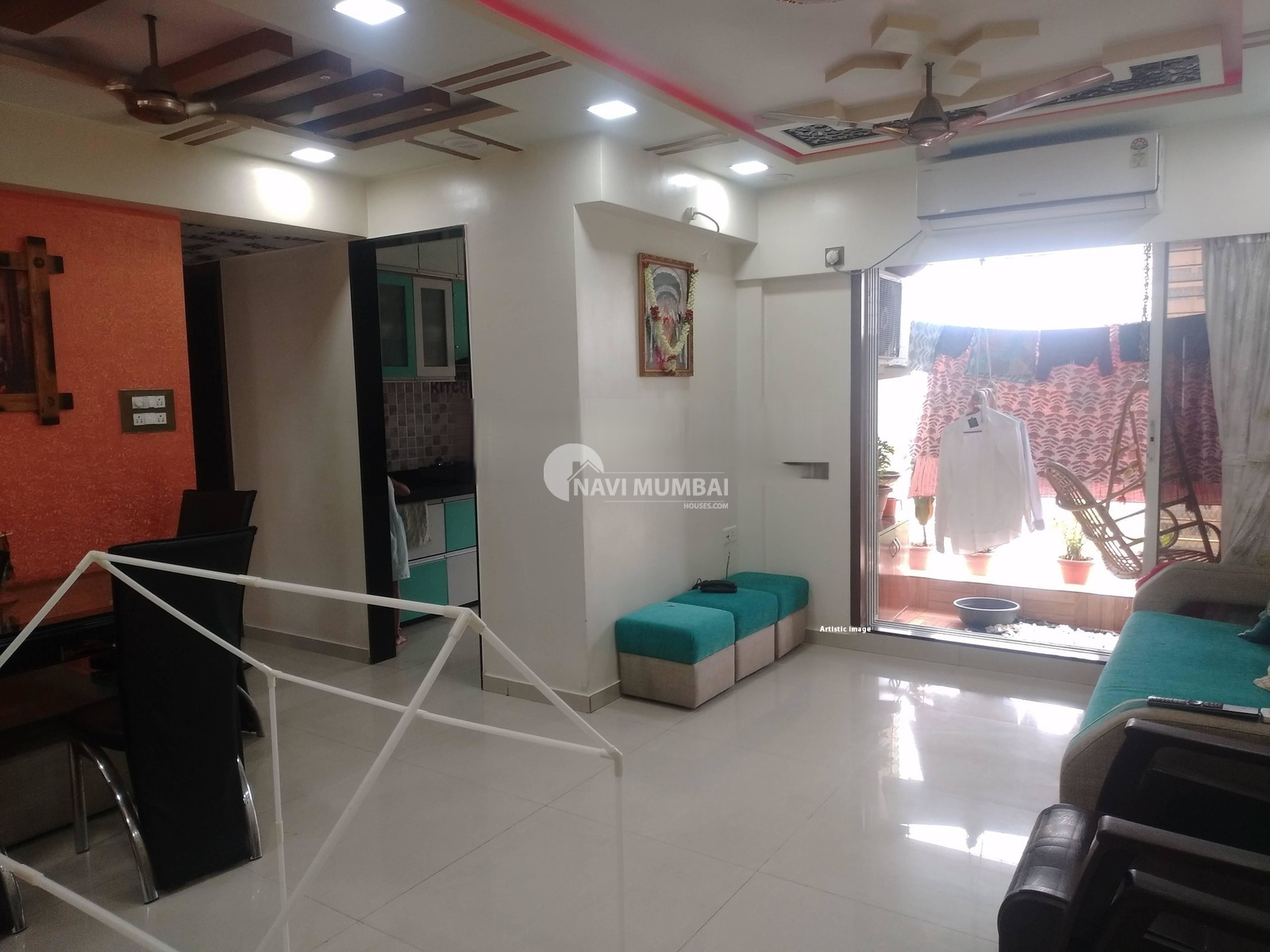 Rent Flat 1200  Sqft -  38000